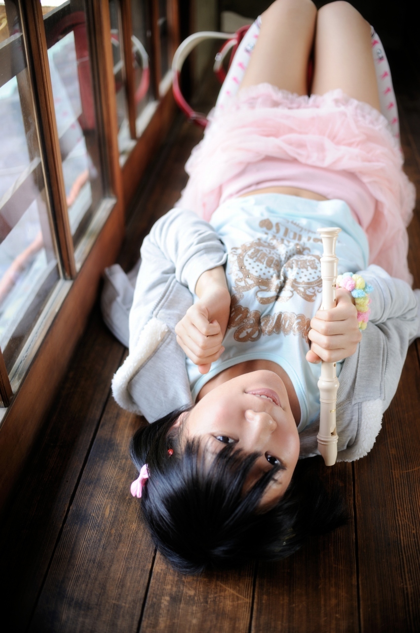 [Cosplay] Hot Flute Student - Pigtails & Perfect Ass